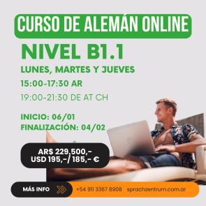 Curso intensivo de alemán online B1.1