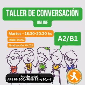 ​Taller de Conversación A2/B1 - Enero 2025